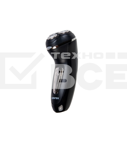 Бритва Centek CT-2166 (хром/черный) ротор, АККУМУЛЯТОР + РАБОТА ОТ СЕТИ,триммер     