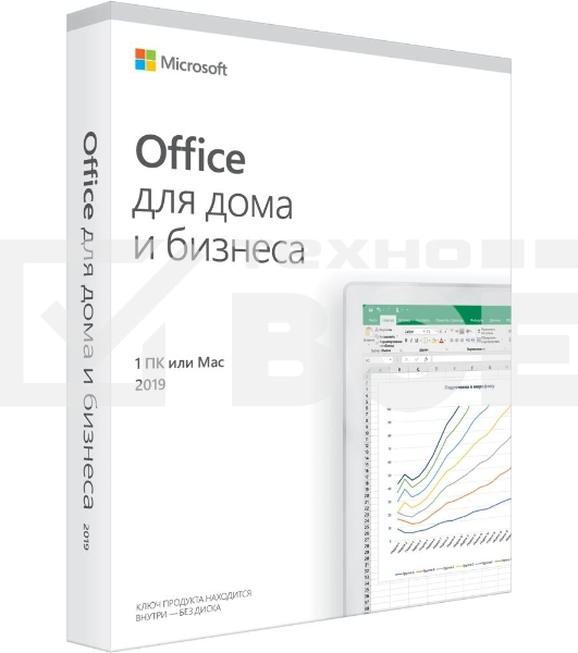 Офисное приложение Microsoft Office Home and Business 2019 Rus Only Medialess P6 (T5D-03361)