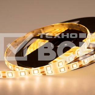 Лента LED силикон, 10 мм, IP65, SMD 5050, 60 LED/m, 12 V, цвет свечения теплый белый