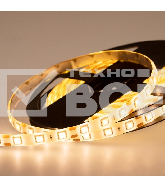 Лента LED силикон, 10 мм, IP65, SMD 5050, 60 LED/m, 12 V, цвет свечения теплый белый