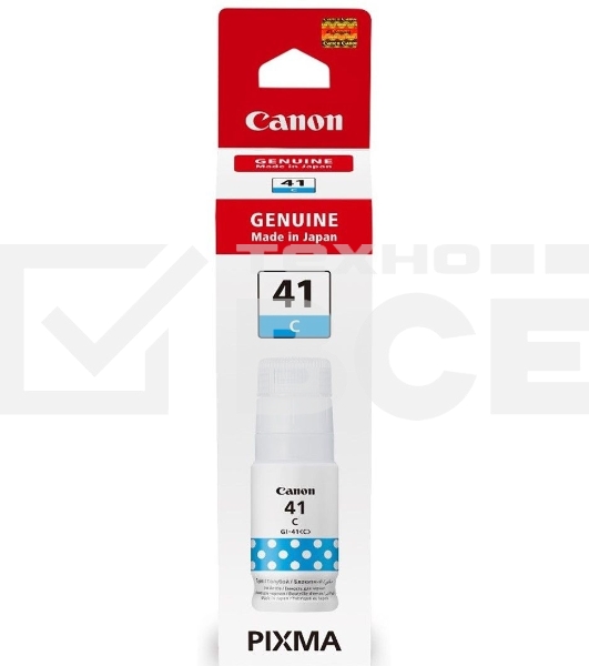 Чернила Canon GI-41 C голубой (70 мл) для Canon Pixma G1420/G2420/G3420/G2460/G3460