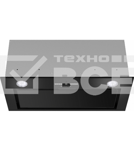 Кухонная вытяжка Maunfeld Fantasy 1000ST 60 черное стекло