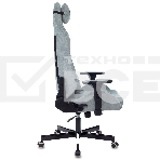 Кресло игровое Knight N1 Fabric серо-голубой Light-28 с подголов. крестовина металл, фото3