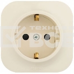 Розетка с заземлением с защитными шторками Legrand 782250 (Слоновая кость), фото3