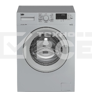 Стиральная машина Beko WSRE6512ZSS серебристый, загрузка фронтальная 6 кг, 1000 об/мин., класс: А