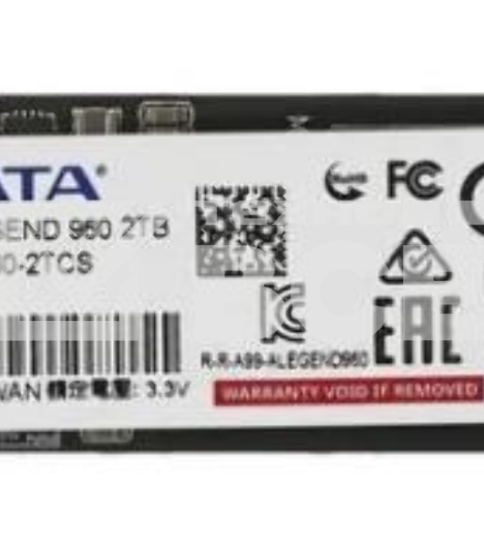 Накопитель SSD ADATA LEGEND 960, 2Tb, PCIe 4.0 x4, M.2 2280, NVMe, R/W 7400/6800, с радиатором