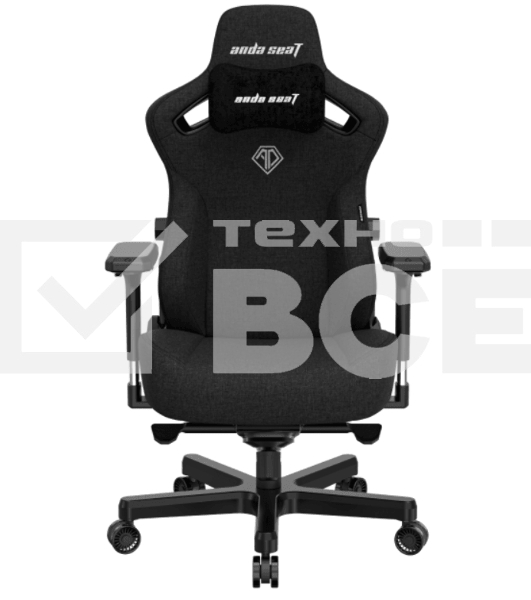 Кресло игровое Anda Seat Kaiser Frontier, цвет черный, размер M (90кг), материал ПВХ (модель AD12)