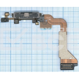 Шлейф разъема питания для iPhone 4 черный