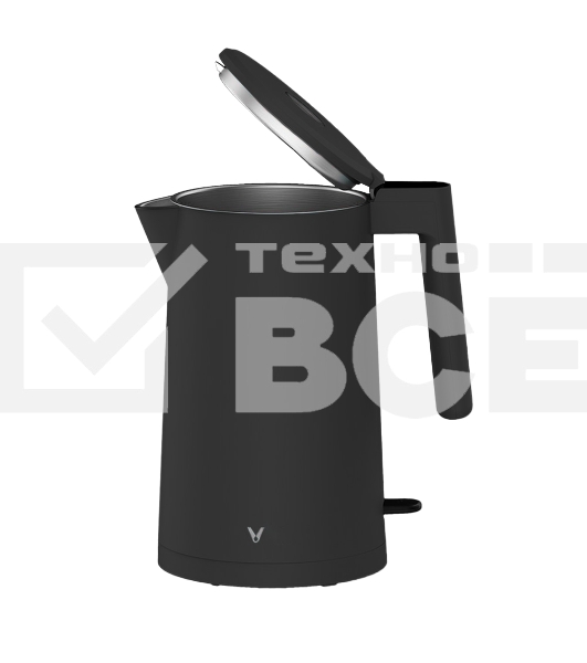 Чайник электрический Viomi Double-layer kettle черный V-MK171A