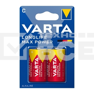 Батарейка VARTA LONGLIFE MAX P. C бл. 2