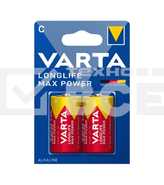 Батарейка VARTA LONGLIFE MAX P. C бл. 2