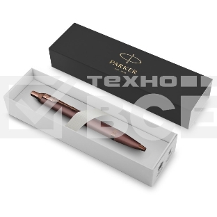 Ручка шариковая Parker IM Monochrome K328 (2190514) Burgundy PVD M син. черн. подар.кор.