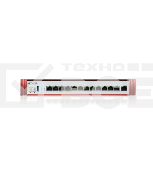 Межсетевой экран Zyxel USG FLEX 500H, Rack, 2xRJ-45: 1/2.5G (LAN/WAN), 2xRJ-45: 1/2.5G PoE+ (LAN/WAN), 8xRJ-45: 1G (LAN/WAN), 1xUSB3.0 **