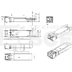 Модуль SNR SFP+ WDM, дальность до 3км (5dB), 1330нм, фото 1