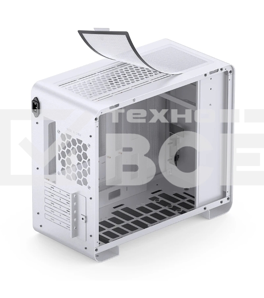 Корпус без блока питания JONSBO U4 Mini, Mini-Tower, TG, no fan, 1xUSB-A 3.0 + 1xUSB-C 3.2, mATX, mITX White