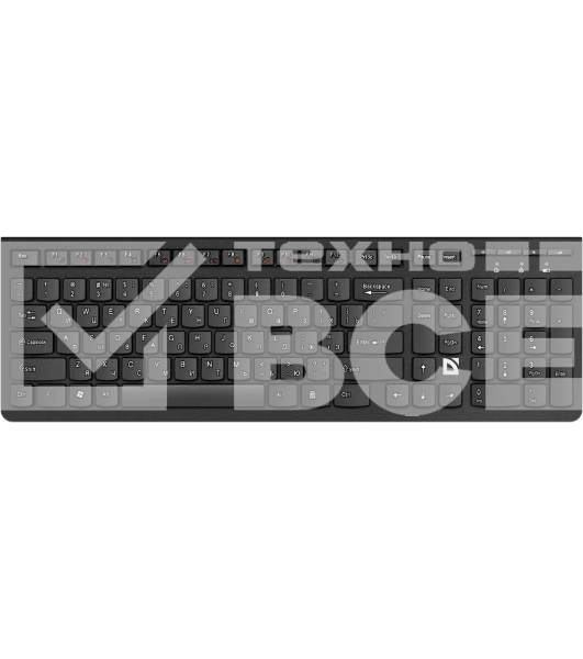 Клавиатура Defender ULTRAMATE SM-535 RU беспроводная USB, радиоканал, черный
