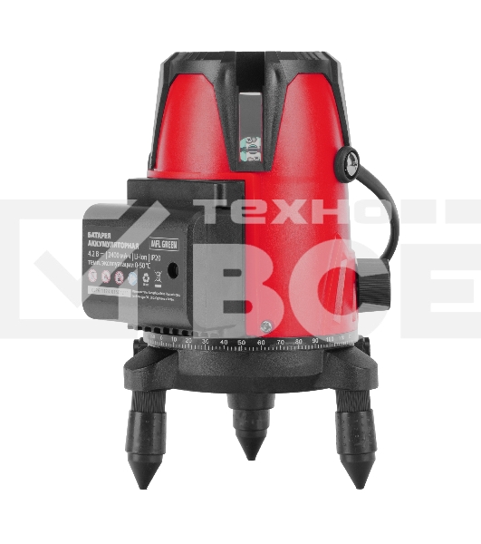 Лазерный уровень MTX MFL GREEN, 30 м, зеленый луч, акк. Li 2400 mAh, сумка, резьба 5/8'