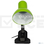 Настольный светильник ЭРА Б0058670 N-212-Е27-40W-GR на прищепке зеленый, фото 1