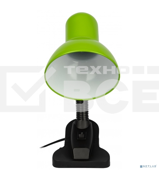 Настольный светильник ЭРА Б0058670 N-212-Е27-40W-GR на прищепке зеленый