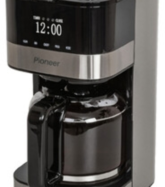 Кофеварка капельная Pioneer CM052D серебристый/черный, исп. кофе - молотый, 1.5 л, 900 Вт