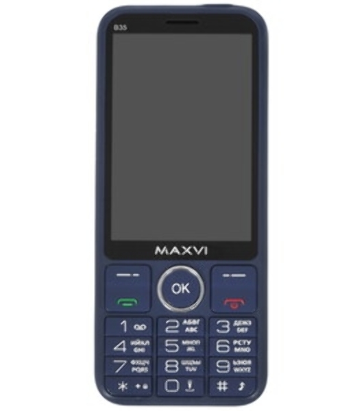Мобильный телефон Maxvi B35 синий