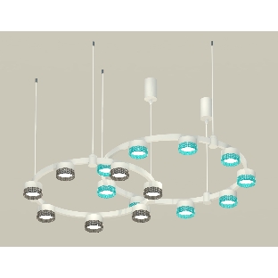 Светильник Ambrella light XR92081300/16 SWH/BL/BK белый песок/голубой/тонированный GX53 (A9208, C9241, C9236, N8488, N8484)