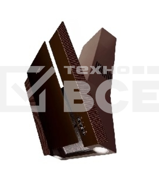 Вытяжка наклонная Gefest ВО 3603 Д1К коричневый, 60 см, 550 куб. м/ч, 76 дБ