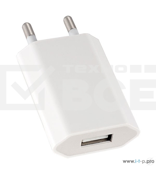 Сетевое зарядное устройство PERFEO с разъемом USB, 1А, Тип 1 (I4605)