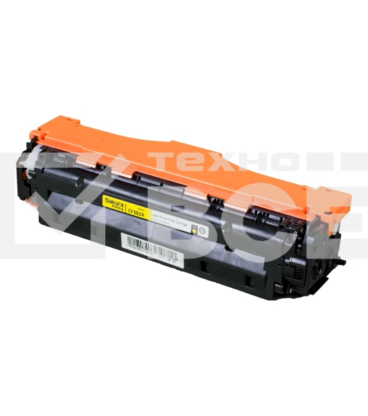 Картридж Sakura CF382A для HP MFP M476, желтый, 2700 к.
