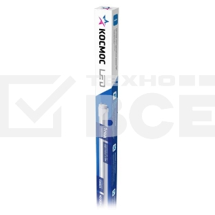 Лампа светодиодная 10Вт 220В G13 6500К GLASS 600мм T8 Космос Lksm_LED10wG13T865GL