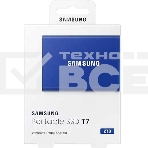 Внешний SSD Samsung T7, 2TB, USB 3.2 Gen 2 Type-C, R/W 1050/1000, синий, фото8