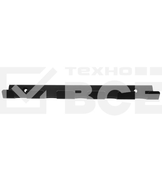 Держатель-органайзер для хранения садового инвентаря, на пять предметов, настенный, черный Rexant