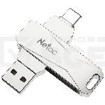 Флеш диск USB Drive Netac U782C NT03U782C-128G-30PN dual USB3.0+TypeC 128GB, retail version, фото7