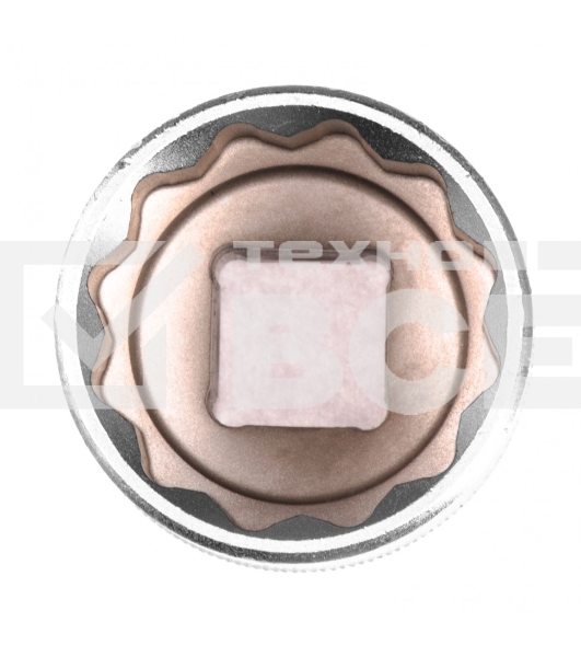 Головка торцевая, 30 мм, 12-гранная, CrV, под квадрат 1/2