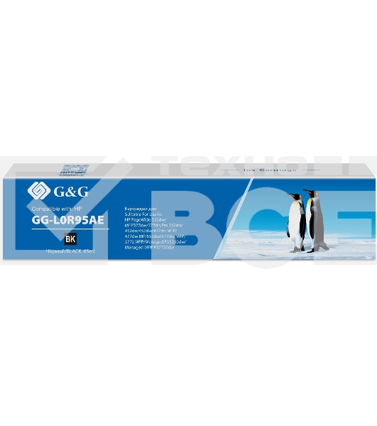Картридж струйный G&G GG-L0R95AE 913A GG-L0R95AE черный (85мл) для HP PW 352dw/377dw/Pro 477dw/452dw