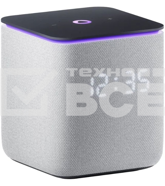 Умная колонка Яндекс Станция Миди, ZigBee, 24Вт, с голосовым ассистентом Алиса на YaGPT, серый