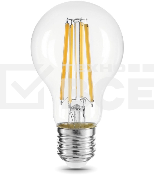 Лампа cветодиодная Gauss Filament А60 15W 1450lm 4100К Е27 LED 1/10/40