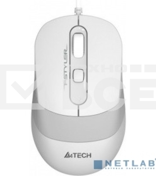 Клавиатура + мышь A4Tech Fstyler F1010 клав:белый/серый мышь:белый/серый USB Multimedia