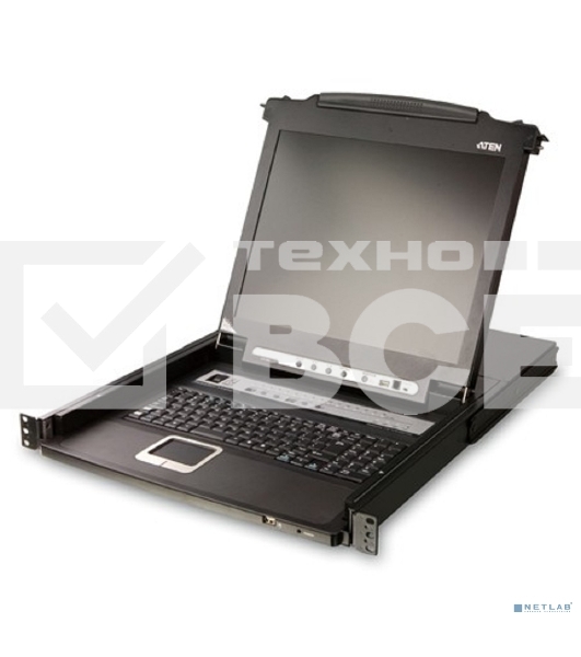 KVM переключатель Aten KVM W/LCD 8PORT CL5708M-ATA-RG
