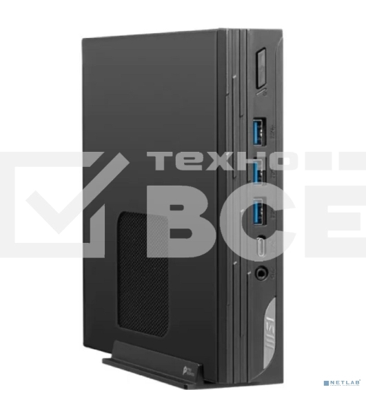 Компьютер MSI Pro DP10 12M Mini Core i5-1235U (1.3GHz), 8Gb DDR4 SO-DIMM, 512GB SSD M.2, Intel UHD Graphics 730, noDVD, WiFi, BT, 120W, VESA, COM Port, noOS, 1y war-ty