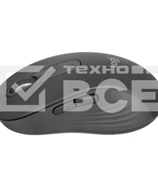Мышь беспроводная Logitech Signature M650 L LEFT графитовый, 4000 dpi, радиоканал, Bluetooth, USB, кнопки - 5