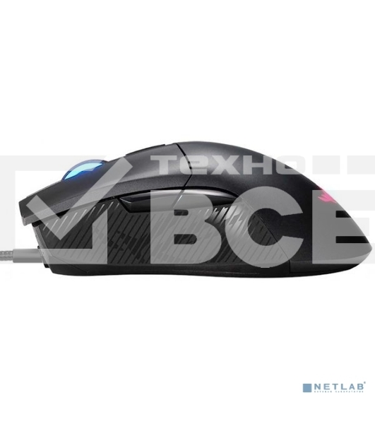 Мышь проводная ASUS ROG Gladius II Core черный, 6200 dpi, USB, кнопки - 6