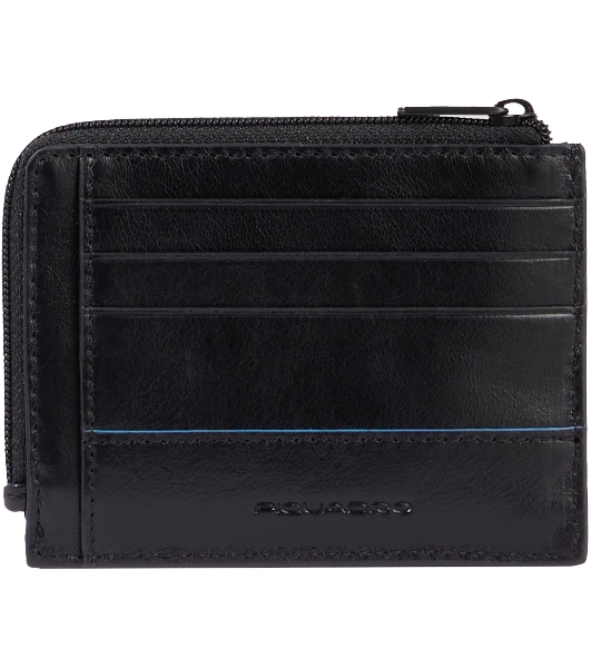 Кошелек мужской Piquadro Blue Square Revamp PP4822B2VR/N, натур.кожа, черный