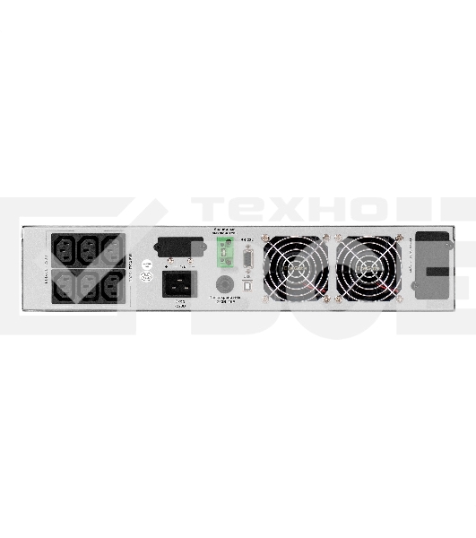 Источник бесперебойного питания On-line ExeGate PowerExpert ULS-2000.LCD.AVR.6C13.USB.RS232.SNMP.BC.2U <2000VA/2000W, On-Line, PF=1, LCD, 6*C13, RS232, USB, SNMP-slot, встроенные батареи 12V 7.2Ah - 6шт, батарейный коннектор, подключение до 4 внешних бата