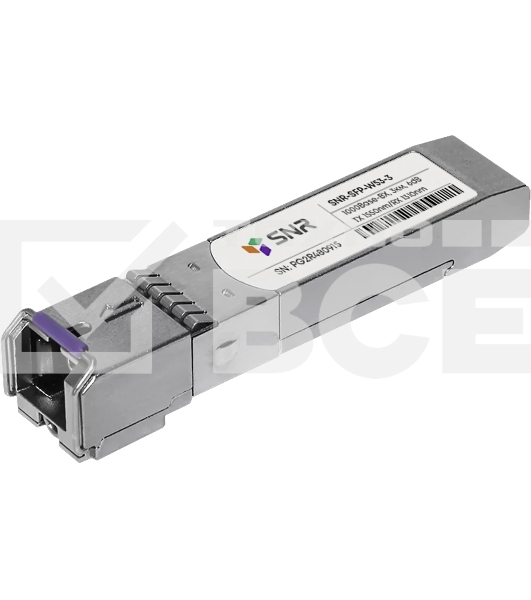 Модуль SNR SFP WDM, дальность до 3км (6dB), 1550нм