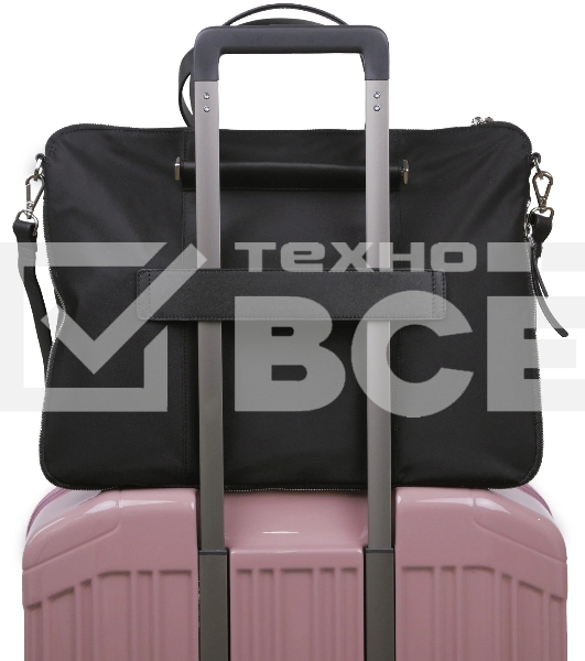 Деловая сумка женская Piquadro Lyra CA4021W92T/N с отделением для ноутбука черный ткань/натур.кожа