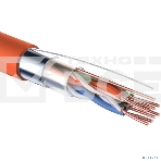 Кабель витая пара Rexant F/UTP, cat.5e, ZH нг(А)-HF, 4PR, 24AWG, INDOOR, SOLID, оранжевый, 305м, фото3