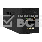 Источник бесперебойного питания ExeGate Smart LB-2200.LCD.AVR.4SH (2200VA/1300W, цветной LCD, AVR, 4*Schuko, батарея 12V 9Ah - 2 шт., металлический корпус, Black), фото 1