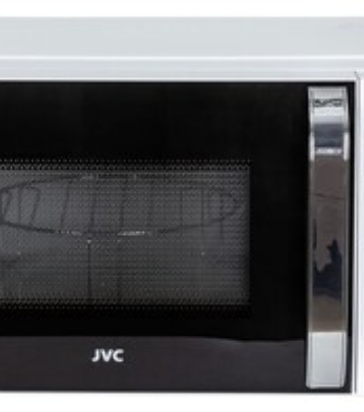 Микроволновая печь JVC JK-MW210MG белый, 20 л, 700 Вт, переключатели - поворотный механизм