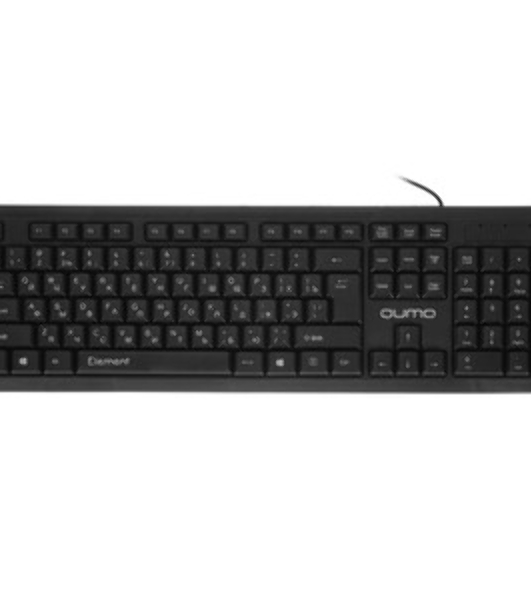 Клавиатура Qumo Office Element K65 проводная, USB Type-A, чёрный